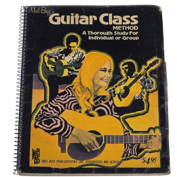 Mel Bay Guitar Class Method Book Thorough Study For individual or group 1976 - Picture 1 of 16